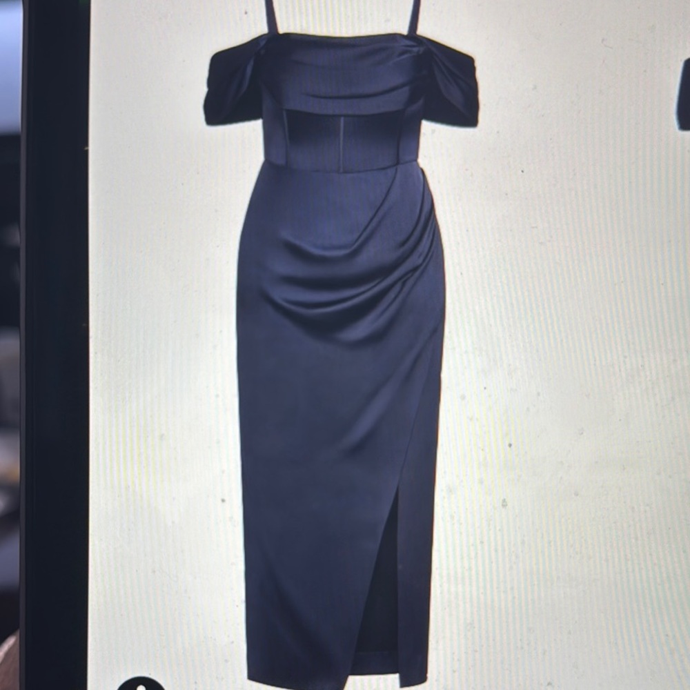 Elegant Black Off-Shoulder Dress